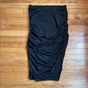 VfEmage Charcoal Ruched Skirt